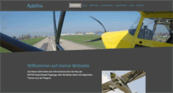 Desktop Screenshot of flykitfox.net